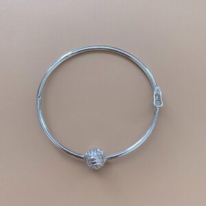 Kate Spade Silver Ball Knot Bangle